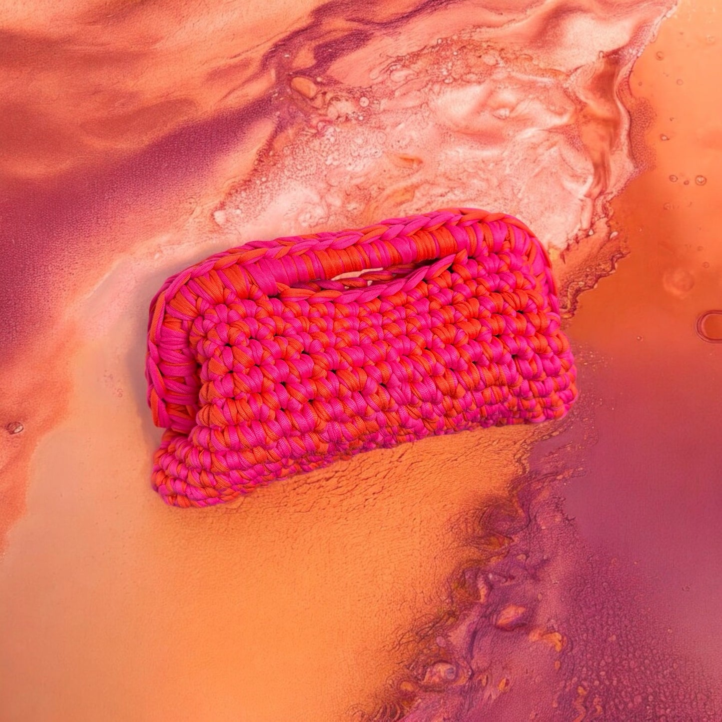 Coral Crush Clutch
