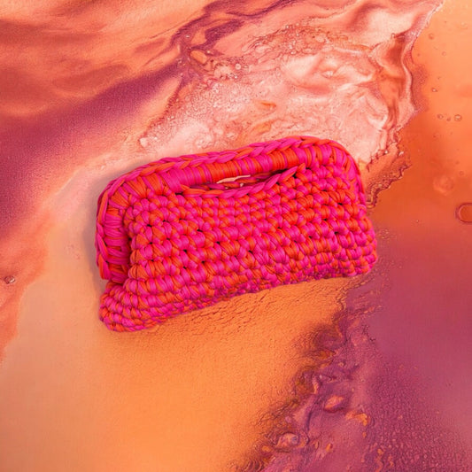 Coral Crush Clutch