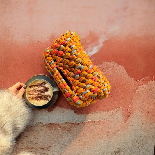Rustic Rainbow Clutch